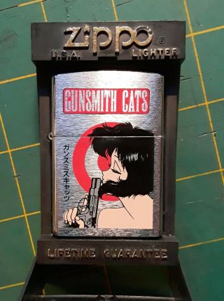 Rare Gunsmith Cats Zippo Lighter Anime