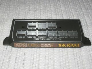 Vintage Atari 800 Computer System 16k Ram Memory Module Cx853 1