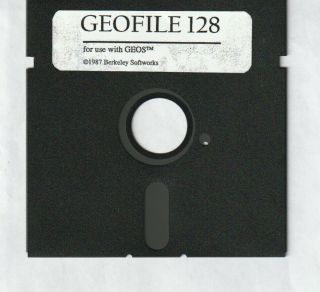 Commodore 64/128 - Geos Geofile 128 - Disk
