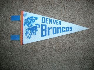 Denver Broncos 1970 Mini Pennant
