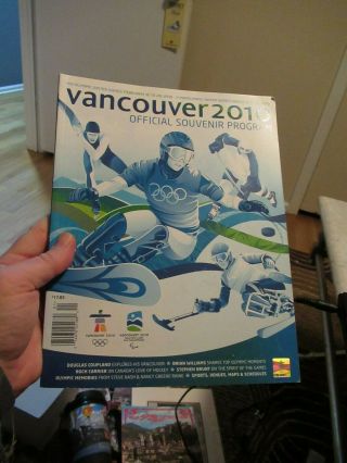 Winter Olympics 2010 Vancouver Souvenir Program