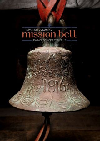 Bronze Mission Bell,  Vtg Antique Spanish Colonial Mexican Church Brass Mexico