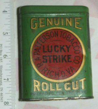 Very Old Lucky Strike General Roll Cut Cigarette Tobacco Tin