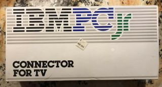 Vintage Ibm Pc Jr Connector For Tv Personal Computer