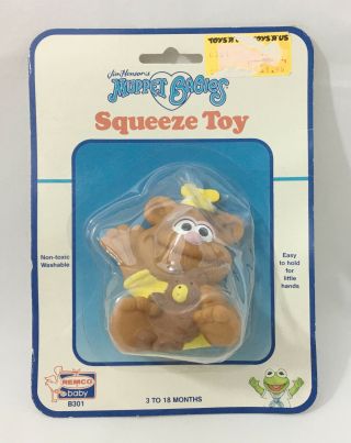 Vintage Remco Muppets Squeeze Toy Doll Figure Nib