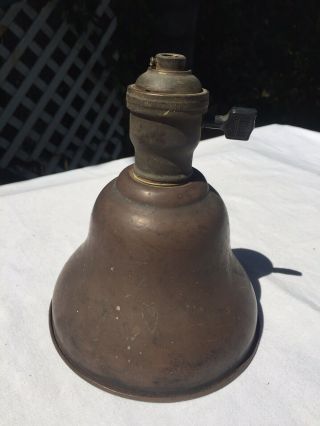 Old Vintage Bryant Socket Industrial Metal Desk Pendant Lamp Shade Only