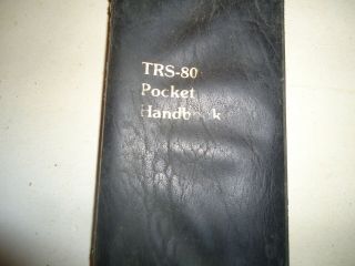 Rare Trs - 80 Pocket Handbook,  Cmds For Model 1,  2,  3,  Disk,  Cc: Basic,  Ext Basic,  Disk