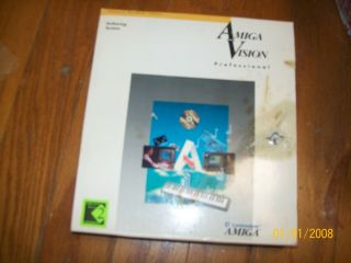 Rare Commodore Amiga Vision Professional Interactive Multimedia Software