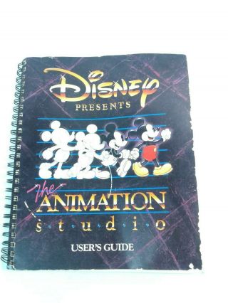 Disney The Animation Studio Users Guide Commodore Amiga