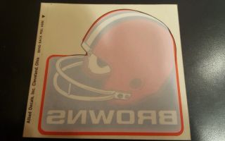 Vintage Cleveland Browns Team Issued Window Sticker Stickers 1980 