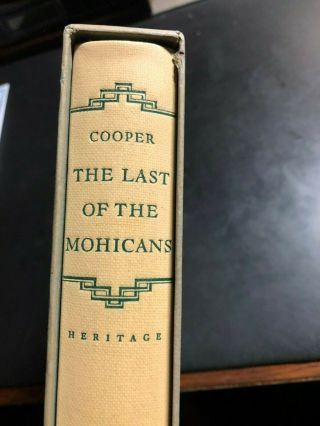 The Last Of The Mohicans.  James Fenimore Cooper.  Limited Editions Club 1932.