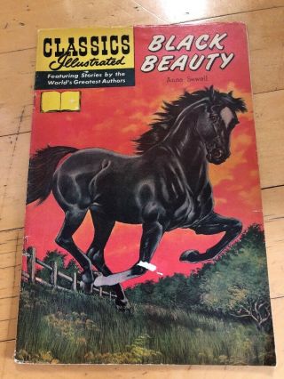 Classics Illustrated Comics Black Beauty Anna Sewell No Issue Number
