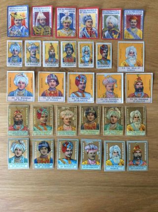 Vintage Matchbox Labels (a) - Made In Austria,  Maharajas