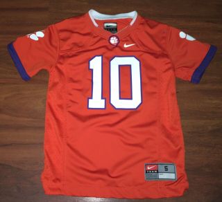 Clemson Tigers Nike Youth Football Jersey 10 Size 5