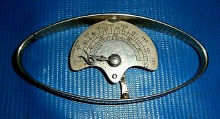 Vintage Hand Strength Power Meter Dynamometer.  No Name On It