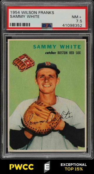1954 Wilson Franks Sammy White Psa 7.  5 Nrmt,  (pwcc - E)