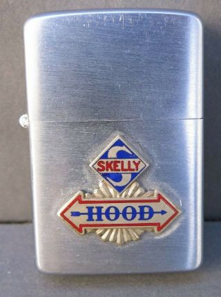 Vintage Skelly Gasoline - Hood Tires - Zippo Lighter