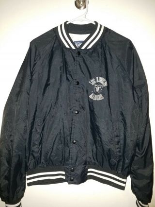 Vintage Los Angeles Raiders Windbreaker Jacket Size Xl Nasco