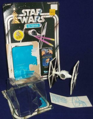 Vintage 1978 Kenner Star Wars Micro Die Cast Tie Fighter Complete W/package 78