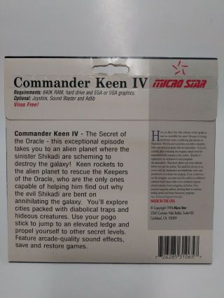 Commander Keen IV Vintage Computer Game 2