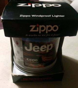 Jeep 60th Anniversary Lighter In An Oil Filter Can Limited Edition Zippo
