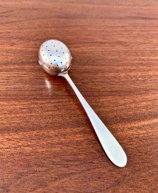 Refined Japanese Sterling Silver 950 Tea Infuser Ball: No Monogram