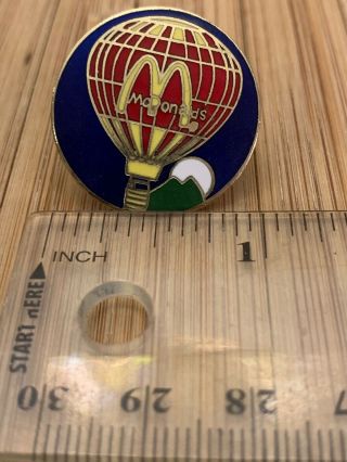 Vintage McDonald’s Hot Air Balloon Enamel Lapel Pin 2