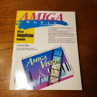 Amiga World Official Amigavision Handbook.  Multimedia,  Music,  Programming