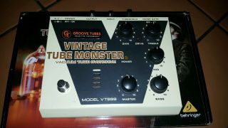 Behringer Vintage Tube Monster Vt999 Overdrive Guitar Effect Pedal