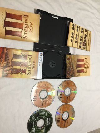 Age of Empires 3 III PC Game Gold Edition Base & The War Chiefs Vintage 2007 3