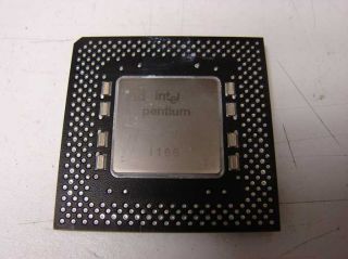 Intel Pentium 166mhz Cpu Chip Fv80502166 Sy037