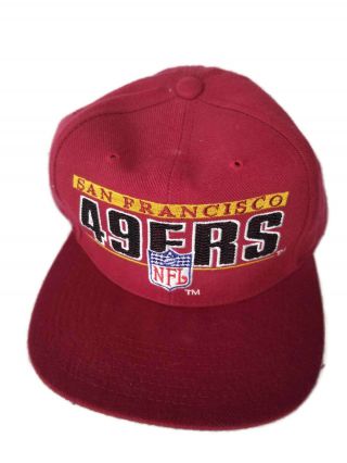 San Francisco Sf 49ers Sports Specialties Pro Line Red Snap Back Hat Cap