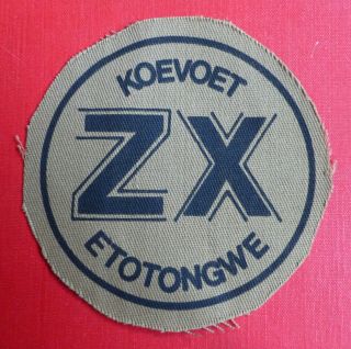 South West Africa Koevoet Zulu - X Ray Vintage Zx African Border War Patch