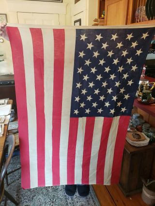 Vintage 3x5 American Flag 50 Stars Bulldog Brand 100 Cotton Bunting
