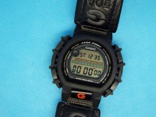 Rare Casio Vintage Digital Watch G - Shock Dw - 003 1597 Fox Fire 200m 90s