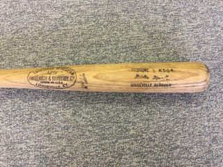 Mickey Mantle Louisville Slugger K55 Model 35 Inch Baseball Bat Cracked