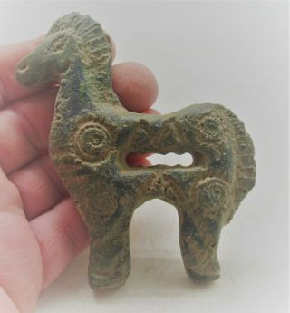 Scarce Circa 100bc - 100ad Ancient Celtic Bronze Horse Statuette