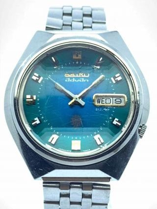 Vintage Seiko Advan 7019 - 7290 Self Winding Wrist Watch Japan