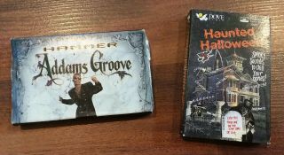 Vintage Halloween Cassette Tapes,  Hammer Addams Groove & Haunted Halloween