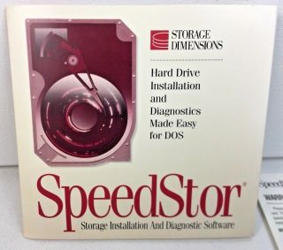 Vintage 1991 Storage Dimensions Dos Hard Drive Installation Software / Commodore