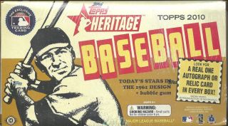 2010 Topps Heritage Factory Baseball Hobby Box Buster Posey Rc ??