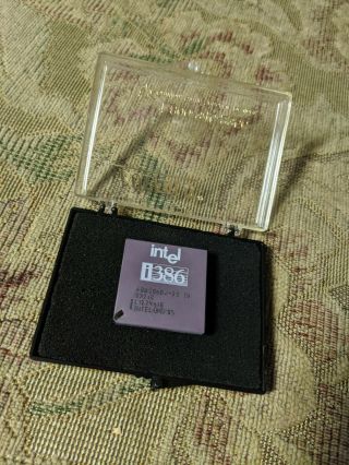 386 Cpu 25 Mhz Intel I386 A80386dx - 25