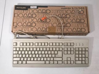 Vintage Mitsumi Mechanical Keyboard With Ps/2 Connector Kfkea4xa