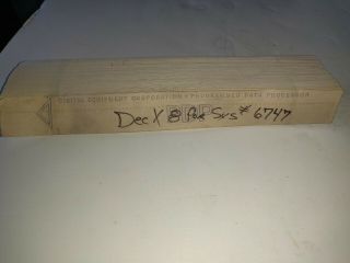 Dec Pdp - 8 Papertape Program Decx8 For System 6747