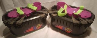 Vintage Big Time Toys Moon Shoes Anti - Gravity Trampoline Jump Boots