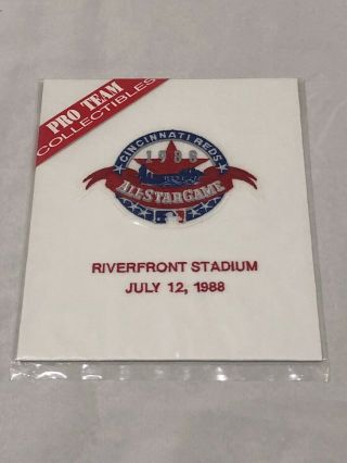 Cincinnati Reds 1988 All Star Game Authentic Mlb Commemorative Sleeve Patch