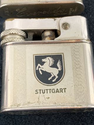 2 Vintage EVEREADY Semi Automatic Pocket Lighters - Munchen & Stuttgart 2