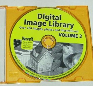 Digital Image Library Vol.  3 - Vintage Cd - Rom For Mac Os