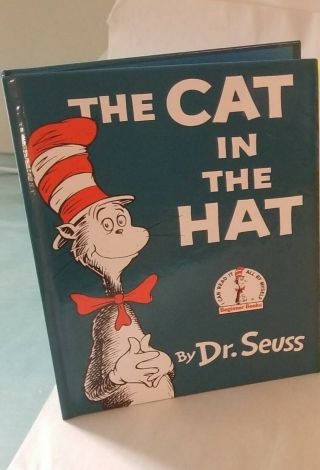Vintage 1957 First Edition Dr Seuss The Cat In The Hat Book
