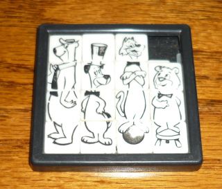 Huckleberry Hound,  Yogi Bear Roalex Slide Puzzle,  1960s,  Vintage,  Boo Boo